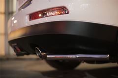 Защита заднего бампера уголки D42 (секции) для Infiniti QX50 2014-