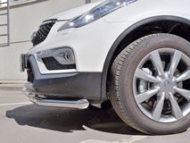 Защита переднего бампера D63 секция-D42 дуга для Infiniti QX50 2016