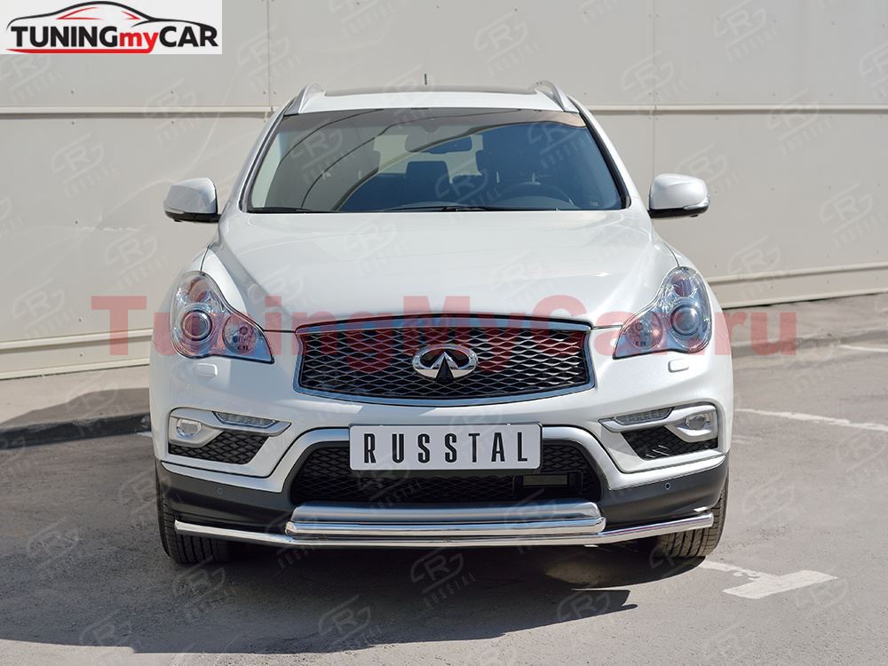 Защита переднего бампера D42 секция-D42 дуга для Infiniti QX50 2016