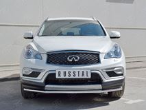 Защита переднего бампера D42 секция для Infiniti QX50 2016