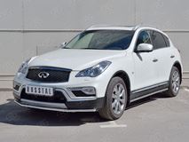 Защита переднего бампера D42 секция для Infiniti QX50 2016