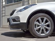 Защита переднего бампера D42 секция для Infiniti QX50 2016