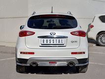 Защита заднего бампера D42 дуга для Infiniti QX50 2016