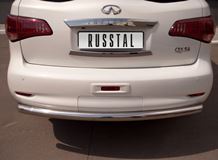 Защита заднего бампера D76 для Infiniti QX56 2010-