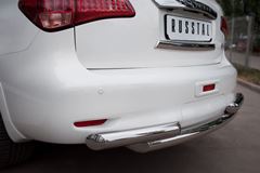 Защита заднего бампера D76/76х2 для Infiniti QX56 2010-