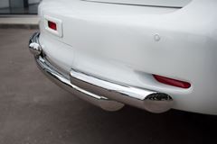 Защита заднего бампера D76/76х2 для Infiniti QX56 2010-