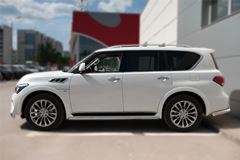 Защита порогов D42 для Infiniti QX80 2014-