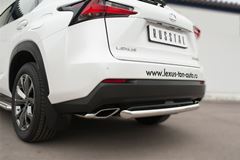 Защита заднего бампера D63 (дуга) для Lexus NX 200t F Sport 2015-
