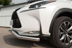 Защита переднего бампера D63 (волна) для Lexus NX 200t F Sport 2015-