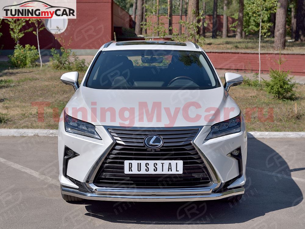 Защита переднего бампера D63 секция-D42 дуга для Lexus RX200t 2015-
