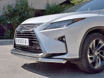 Защита переднего бампера D63 секция-D42 дуга для Lexus RX200t 2015-