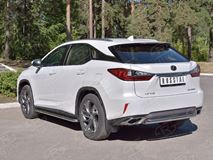 Защита заднего бампера D63 дуга для Lexus RX200t 2015-