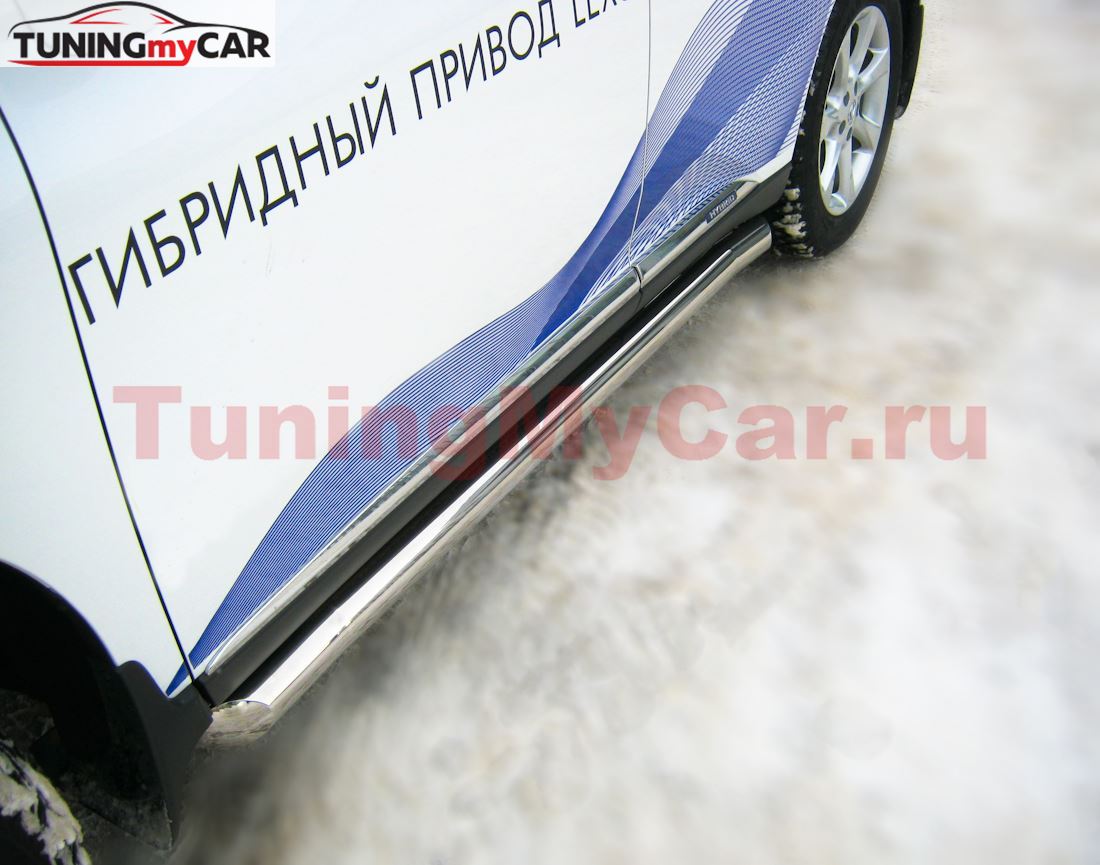 Пороги труба D76 для Lexus RX 270/350/450 2009-