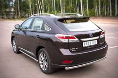 Пороги труба D63 для Lexus RX 270/350/450 2009-