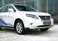 Защита переднего бампера D76 (дуга) для Lexus RX 270/350/450 2009-