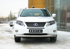 Защита переднего бампера D76 (дуга) для Lexus RX 270/350/450 2009-