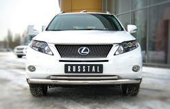 Защита переднего бампера D76/42 (дуга) для Lexus RX 270/350/450 2009-
