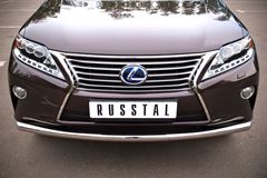 Защита переднего бампера D63 (дуга) для Lexus RX 270/350/450 2009-