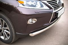 Защита переднего бампера D63 (дуга) для Lexus RX 270/350/450 2009-
