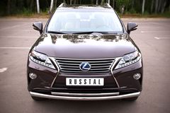 Защита переднего бампера D63/42 (дуга) для Lexus RX 270/350/450 2009-