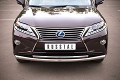 Защита переднего бампера D63/42 (дуга) для Lexus RX 270/350/450 2009-