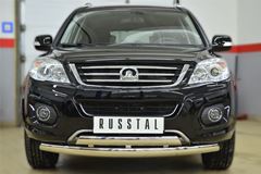 Защита переднего бампера 75х42(дуга) 75х42 (дуга) для Great Wall Hover H6 2012-
