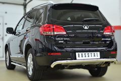 Защита заднего бампера D63 (секции) волна для Great Wall Hover H6 2012-