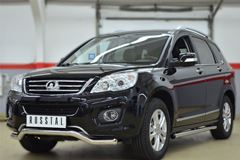 Пороги труба D63 (вариант 2) для Great Wall Hover H6 2012-