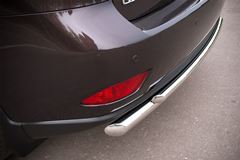 Защита заднего бампера D63/42 (дуга) для Lexus RX 270/350/450 2009-