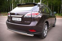 Защита заднего бампера D63/42 (дуга) для Lexus RX 270/350/450 2009-