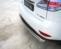 Защита заднего бампера D76 (дуга) для Lexus RX 270/350/450 2009-