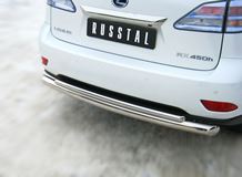 Защита заднего бампера D76/42 (дуга) для Lexus RX 270/350/450 2009-