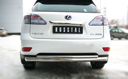 Защита заднего бампера D76/42 (дуга) для Lexus RX 270/350/450 2009-