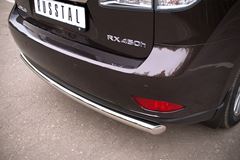 Защита заднего бампера D63 (дуга) для Lexus RX 270/350/450 2009-