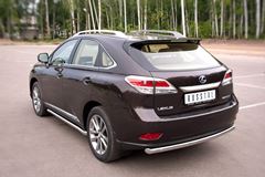 Защита заднего бампера D63 (дуга) для Lexus RX 270/350/450 2009-