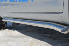 Пороги труба D63 (вариант 1) для Lifan Х60 2011-
