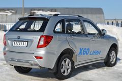 Пороги труба D63 (вариант 3) для Lifan Х60 2011-