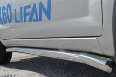 Пороги труба D63 (вариант 3) для Lifan Х60 2011-