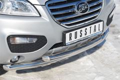 Защита переднего бампера D63 ( секции) / D63 (дуга) для Lifan Х60 2011-