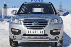 Защита переднего бампера D63 / D63 (дуга) для Lifan Х60 2011-