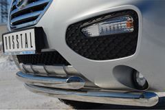 Защита переднего бампера D63 / D63 (дуга) для Lifan Х60 2011-