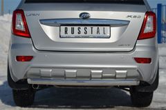 Защита заднего бампера D76 (дуга) для Lifan Х60 2011-