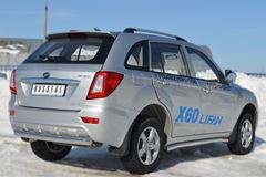 Защита заднего бампера D76 (дуга) для Lifan Х60 2011-