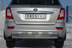 Защита заднего бампера D76 /D42 (дуга) для Lifan Х60 2011-