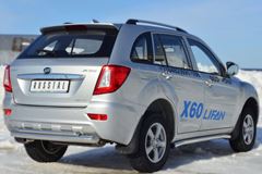 Защита заднего бампера D76 /D42 (дуга) для Lifan Х60 2011-