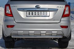 Защита заднего бампера D63 (дуга) для Lifan Х60 2011-
