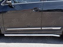 Пороги труба D63 (вариант 3) для Chery Tiggo 5 2014