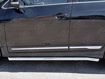 Пороги труба D63 (вариант 1) для Chery Tiggo 5 2014