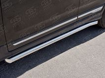 Пороги труба D63 (вариант 1) для Chery Tiggo 5 2014
