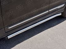 Пороги труба D63 (вариант 2) для Chery Tiggo 5 2014
